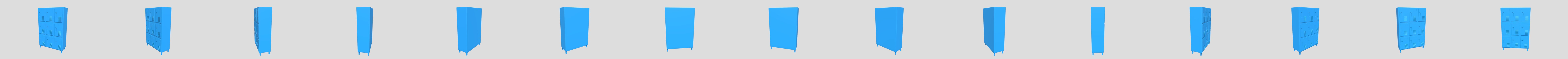 Locker 3D Model