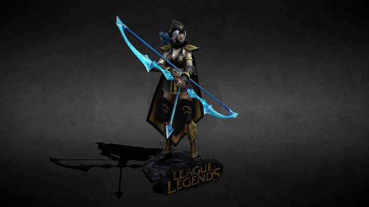ASHE - League of Legends, 3D Model