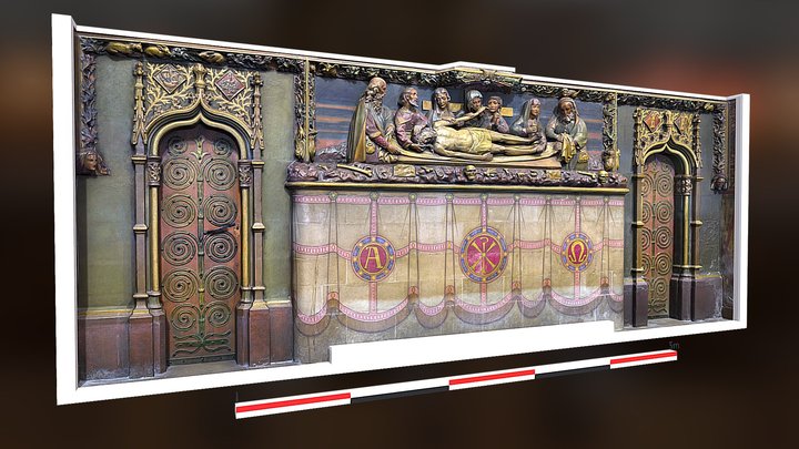 Sant Enterrament. Holy burial 3D Model