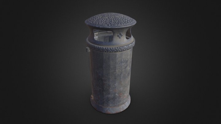 Trash Bin 3D Model