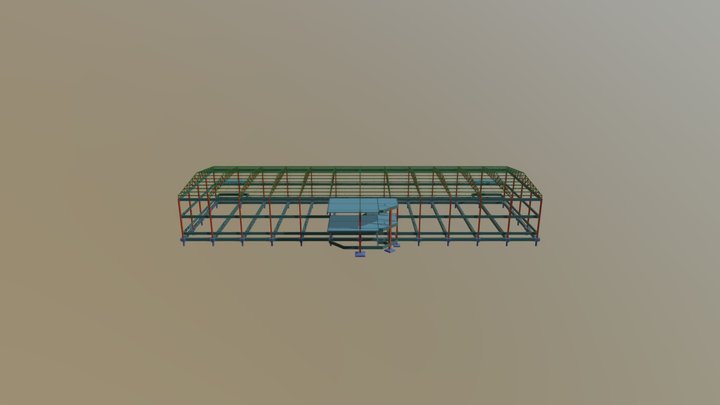 Galpão Curso Avançado 3D Model