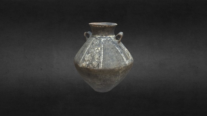 Visoka posuda 3D Model