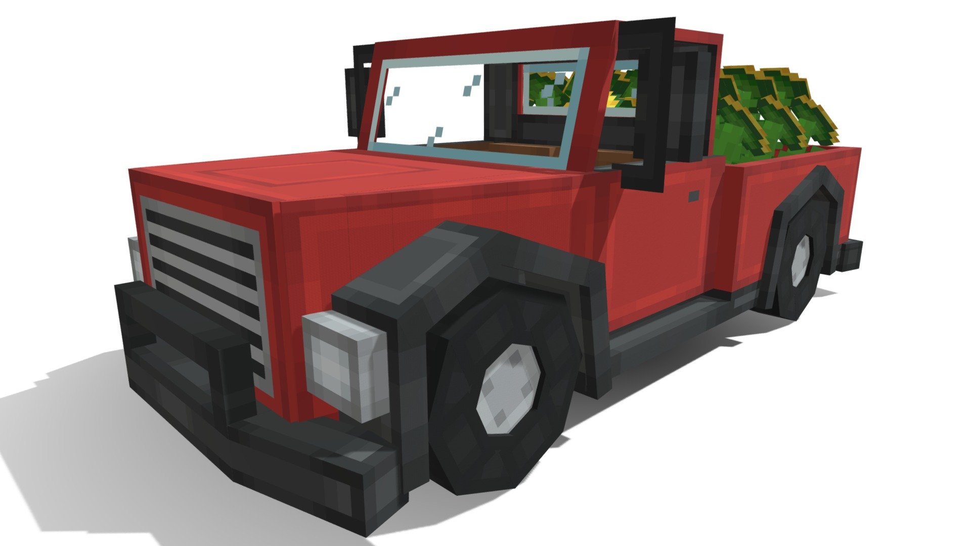 Farm Truck - 3D model by Octovon (@OctovonMC) [99a6419] - Sketchfab