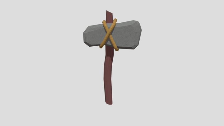 stone hammer 3D Model