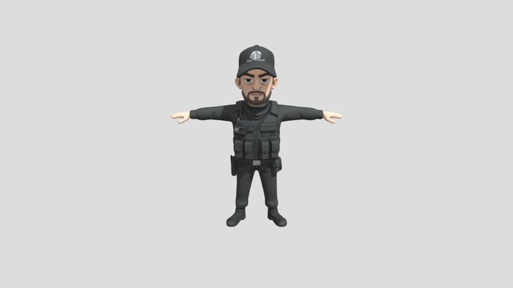 Security Stance 3D Model