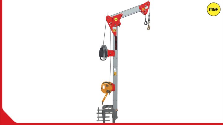 PortX Davit System 3D Model