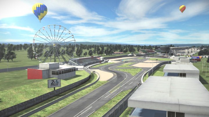 (READ DESCRIPTION) Circuit de la Sarthe Le Mans – Free 3D Model STL