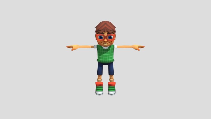 01_Nerd_boy 3D Model