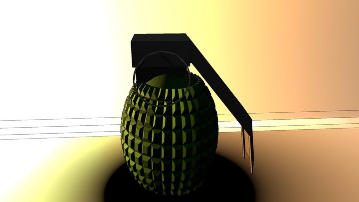 Grenade Creation 3D Model