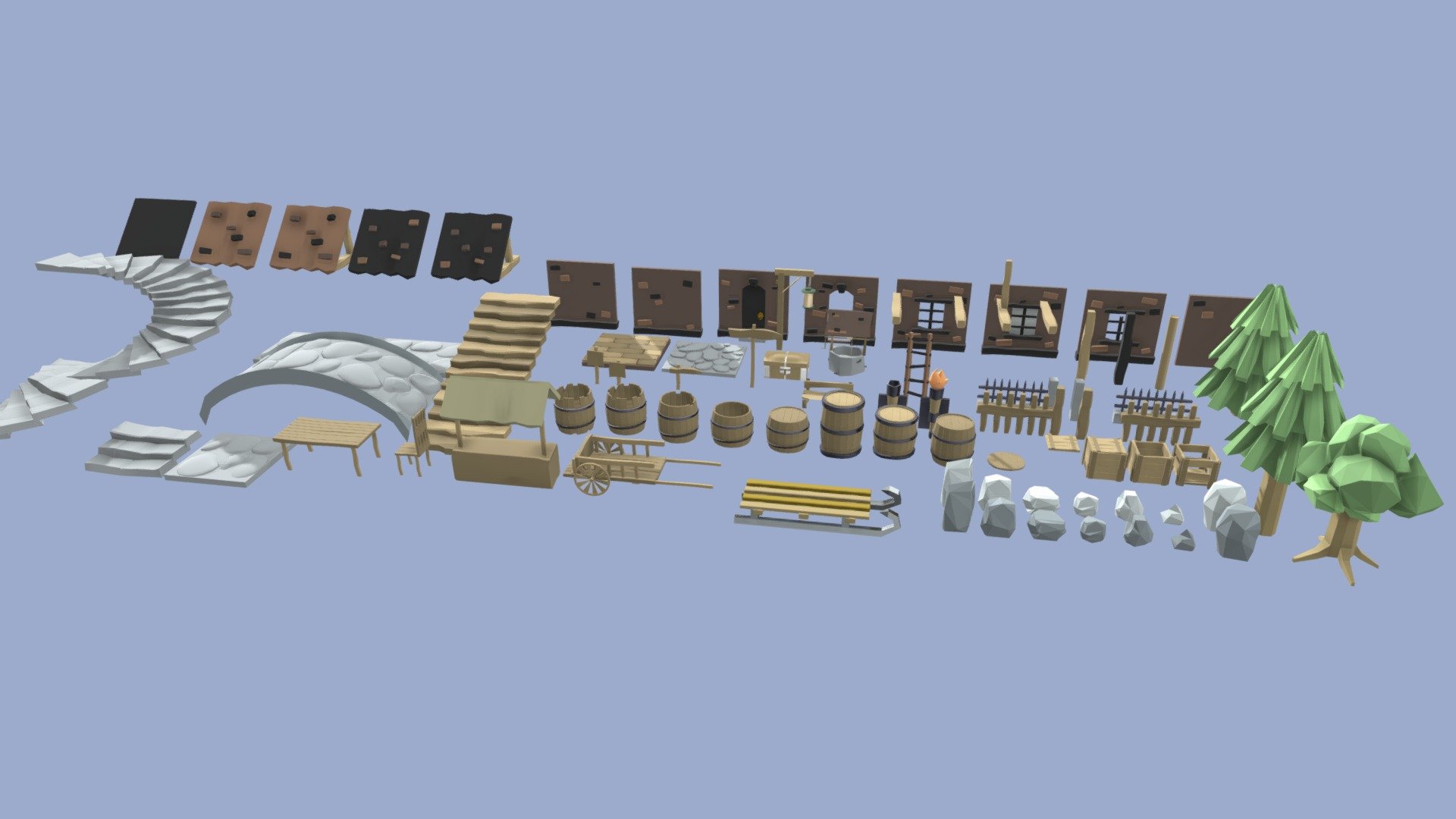 medieval asset pack - Buy Royalty Free 3D model by sam (@pigeons ...