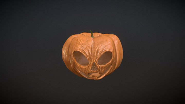 Evil Pumpkin 3D Model
