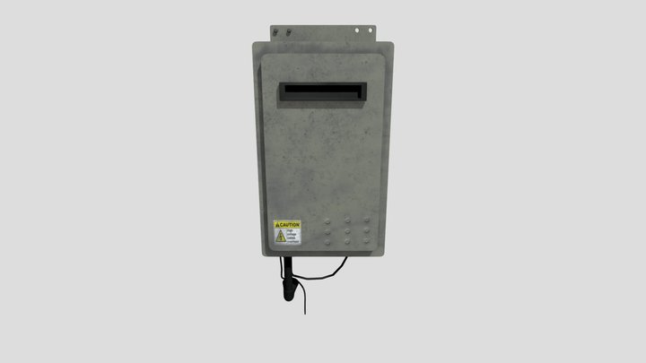 Electric meter 3D Model