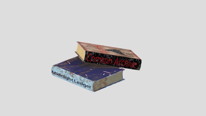 Books 3D Model