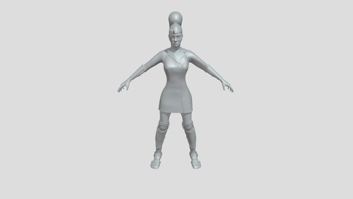 Female Model Upgraded 3D Model