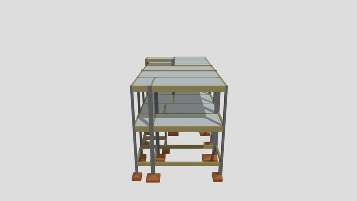 Estrutural Residencia Luciano - Cascavel/CE 3D Model