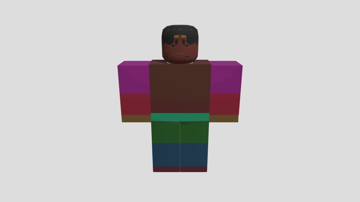 blocky-character-dyanmic-face-roblox 3D Model