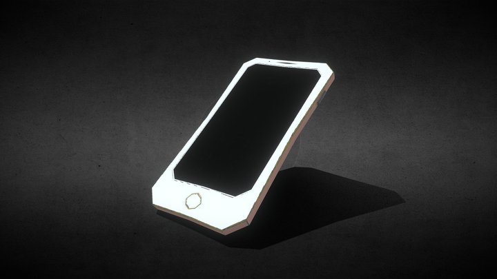 Stylized Smart Phone 3D Model