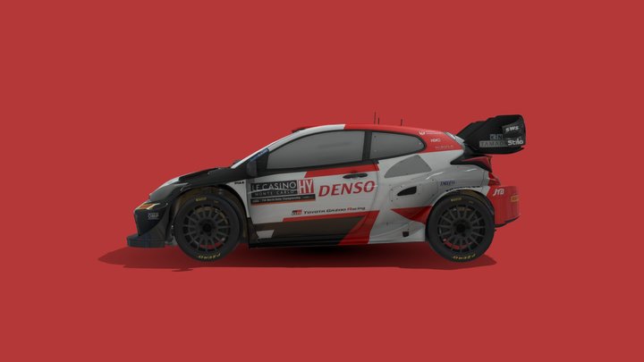 WRC TOYOTA GR YARIS RALLY1 3D Model