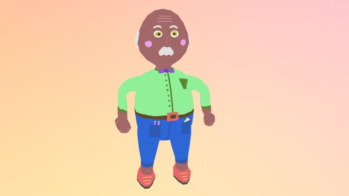 Mr. Elderberry 3D Model