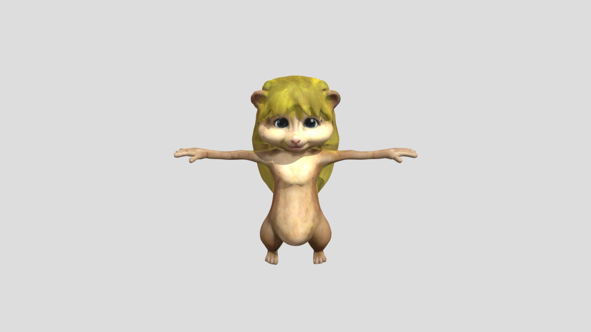 Chipmunk Glamour - 3D model by fussygirlme [99adede] - Sketchfab