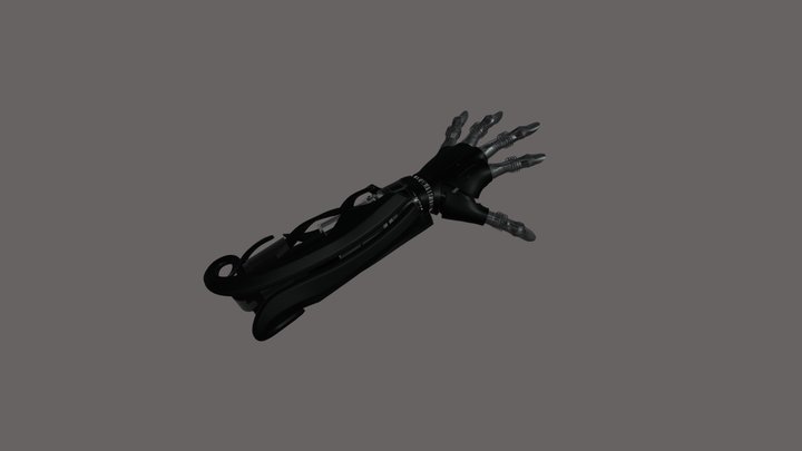 Sci-Fi Cyborg Arm 3D Model