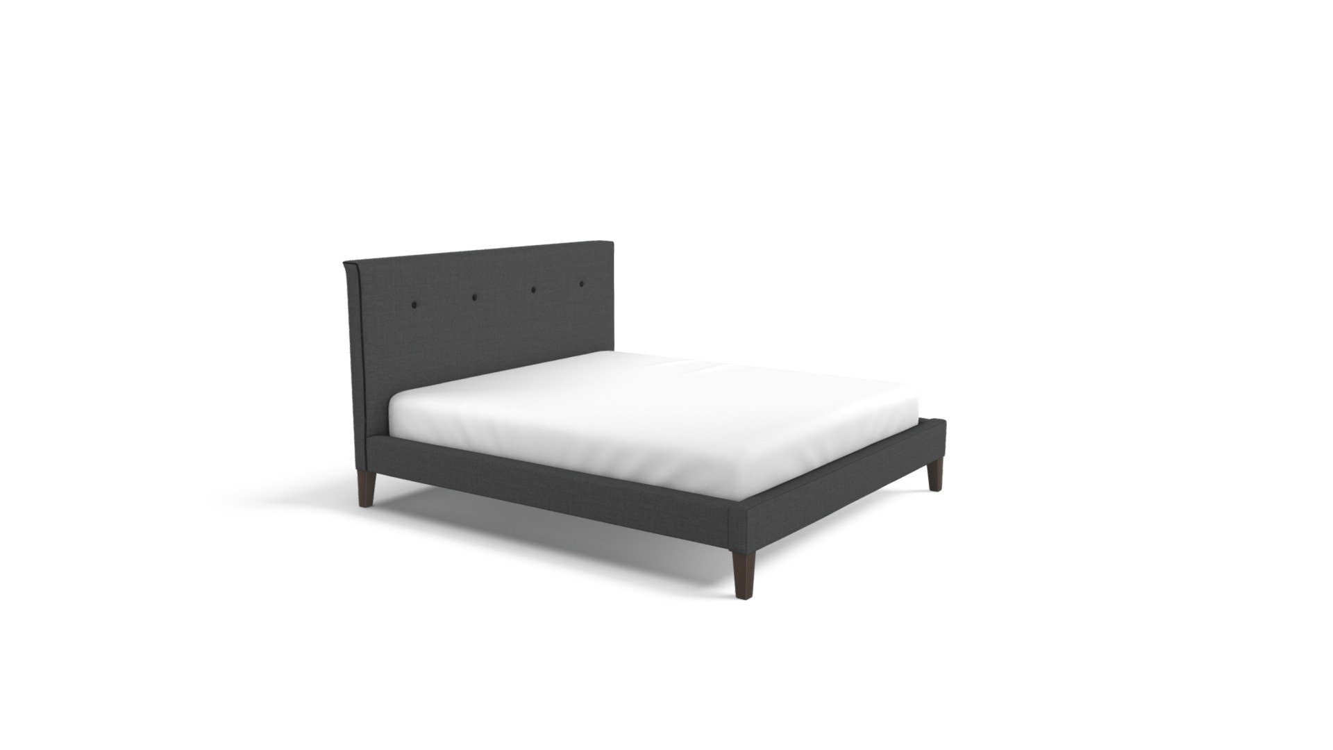 Capri Super Kingsize Bed, Etna Grey