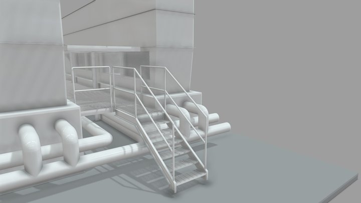 3d Passarela Heineken - Passos 3D Model