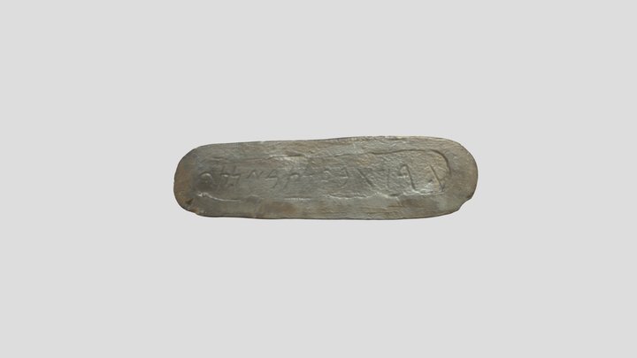 Phoenician_funerary-marker_txt-cast_RMO_CF8_CAb2 3D Model