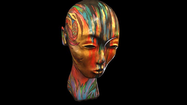 Afrikanische Kunst 3D Model