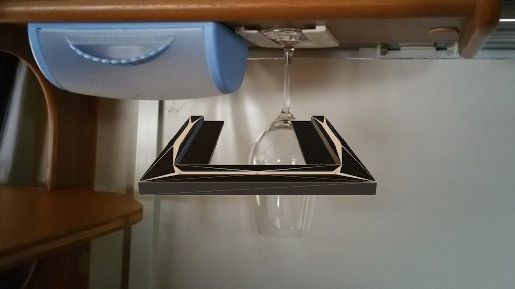 porte verres à pied