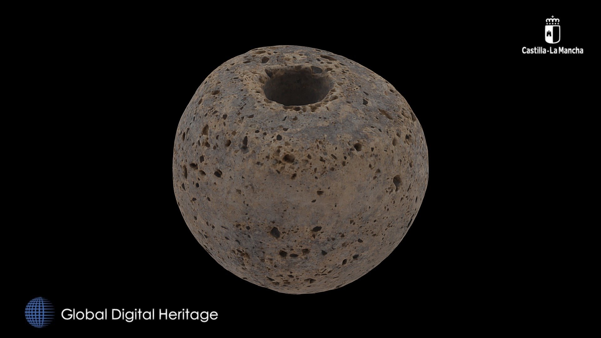 Clay spindle whorl, Alarcos, Ciudad Real
