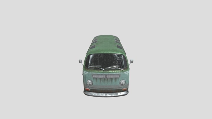 1971 VW BUS 3D Model