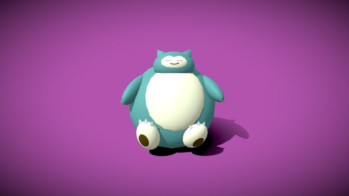 Snorlax 3D models - Sketchfab