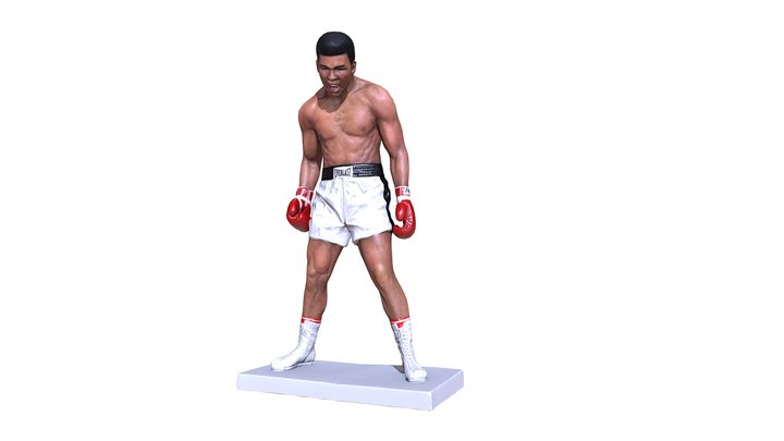 Muhammad Ali 3D Model