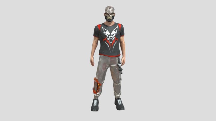 Skull Warrior 3D Model