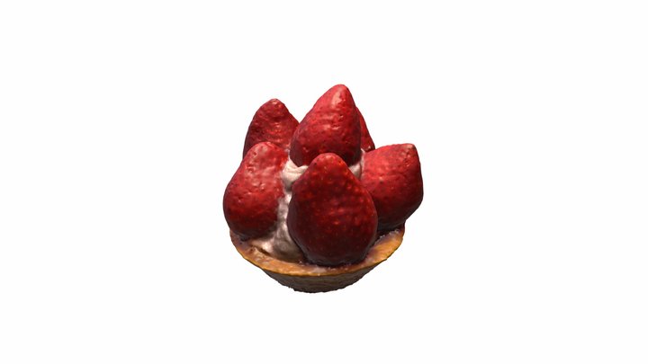 草莓 3D Model