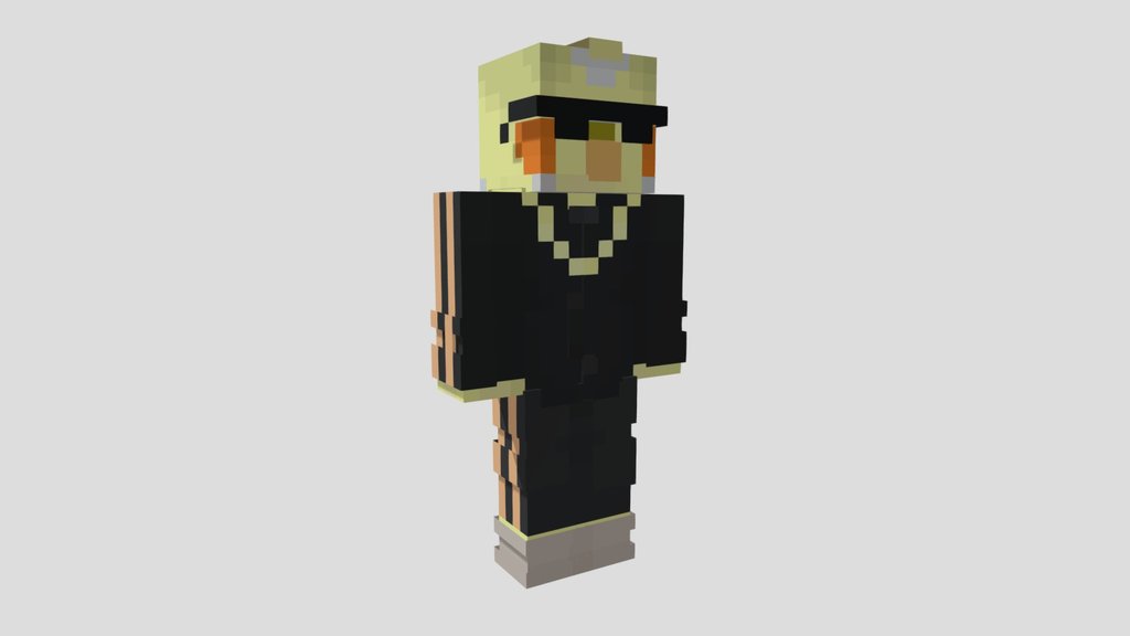 TheobaldTheBird 3D Model – Minecraft Character