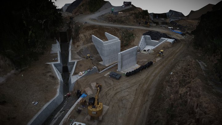RealityScan＿R7＿寒水川砂防渓流保全工工事（上流2工区）06 3D Model