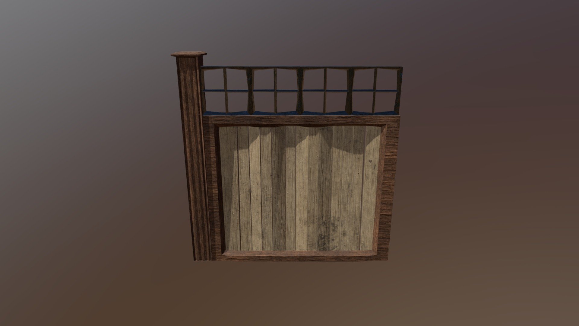 Fence - 3D model by William (@Tebsin) [99b6879] - Sketchfab