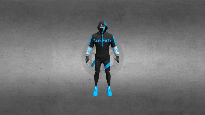 skin-ikonik-fortnite-fbx 3D Model