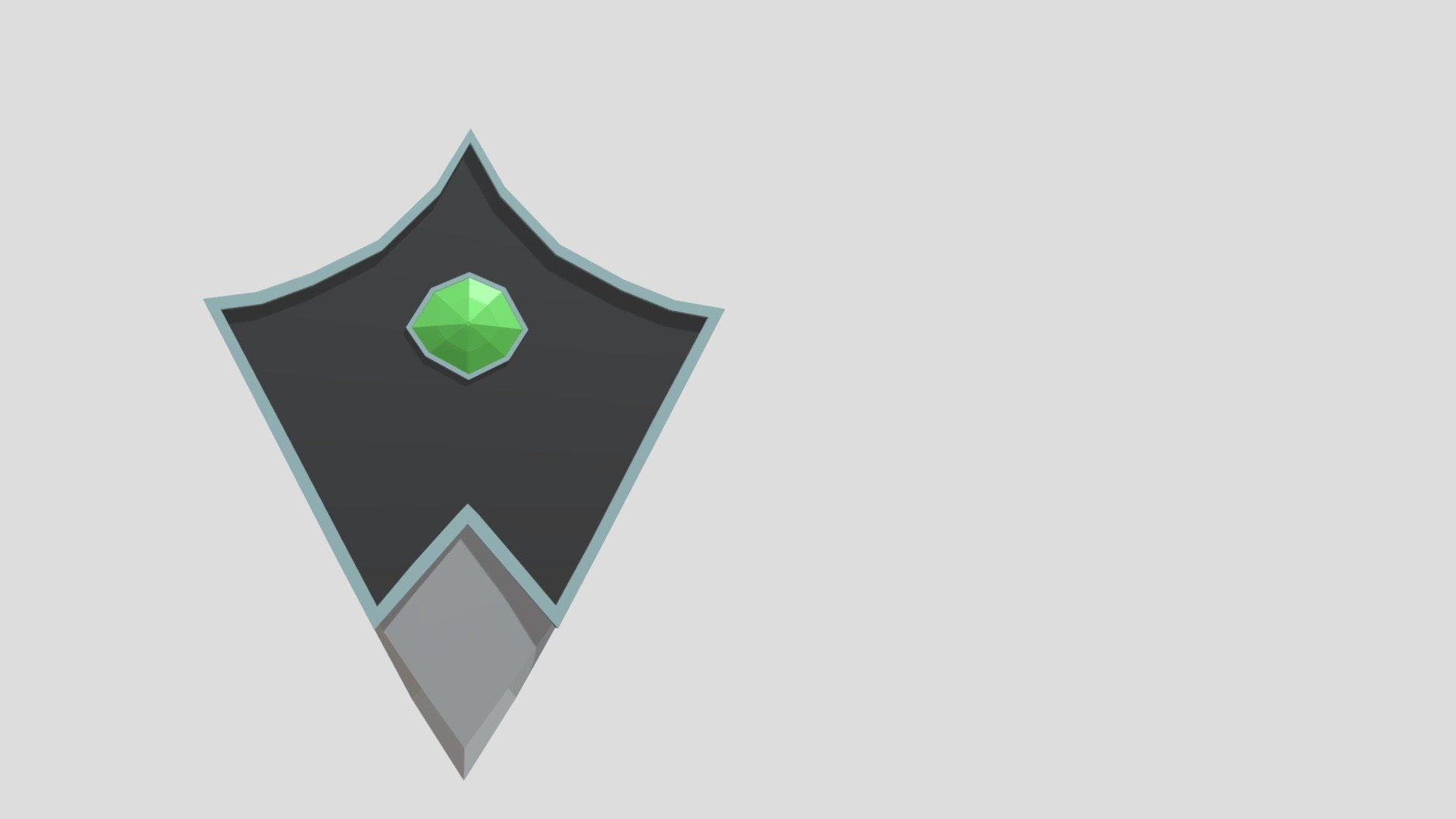 Dark Steel Shield with blade - 3D model by DoubelFace [99b78eb] - Sketchfab