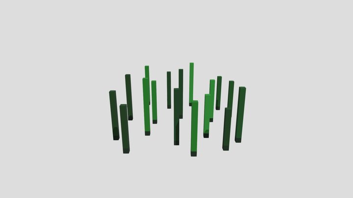 Grass - Voxel 32x32 (Animated) – Modello 3D gratuito STL