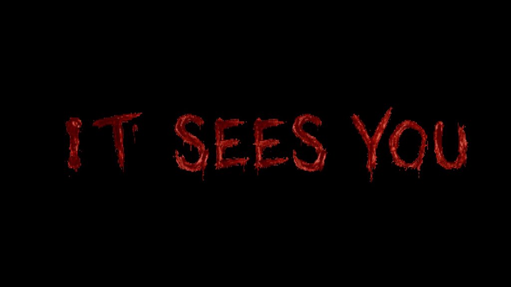 It Sees You - Bloody Text Decal - PSX