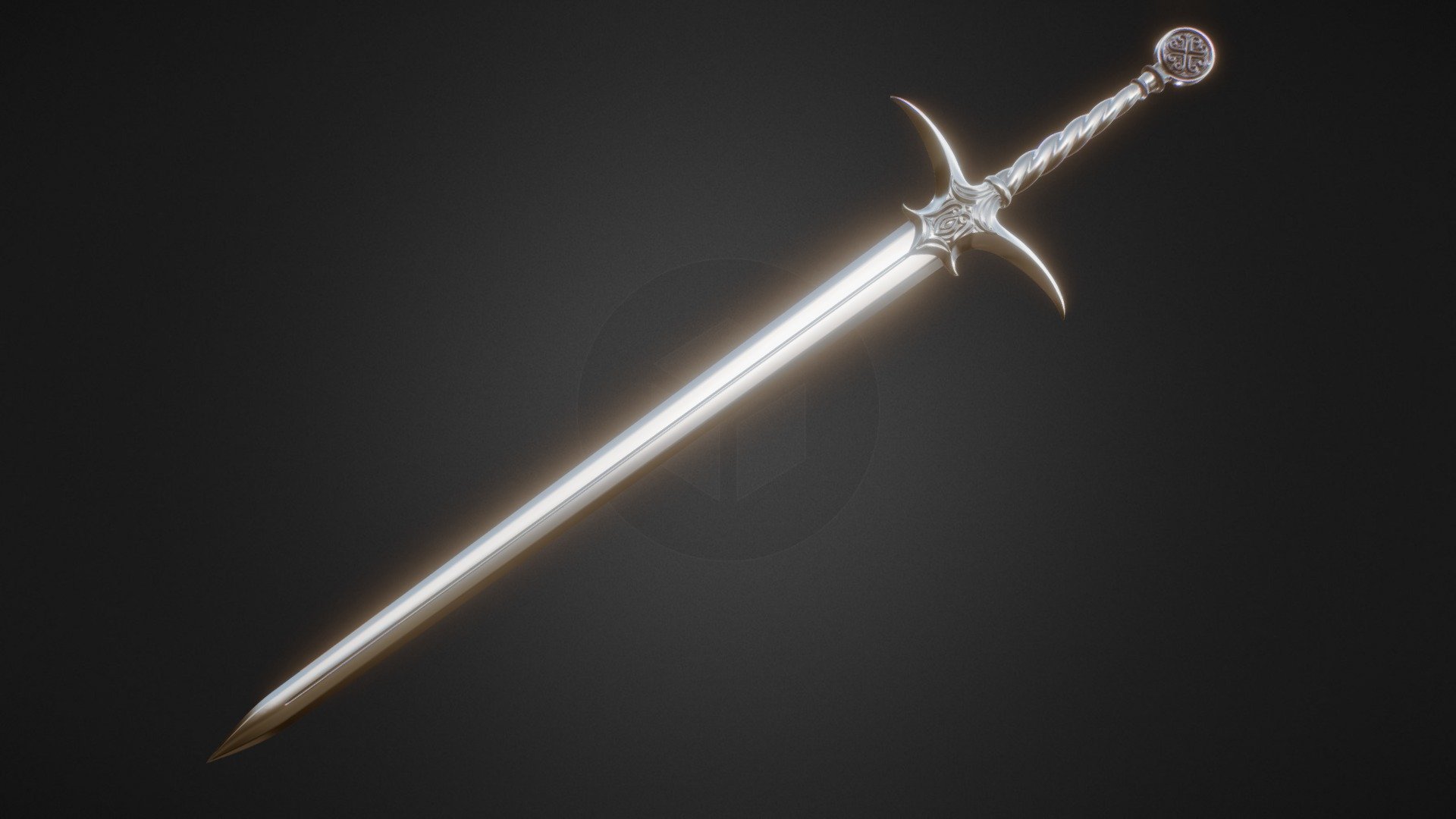 Sword of Justice Download Free 3D model by adrianhartz [99b8571] Sketchfab