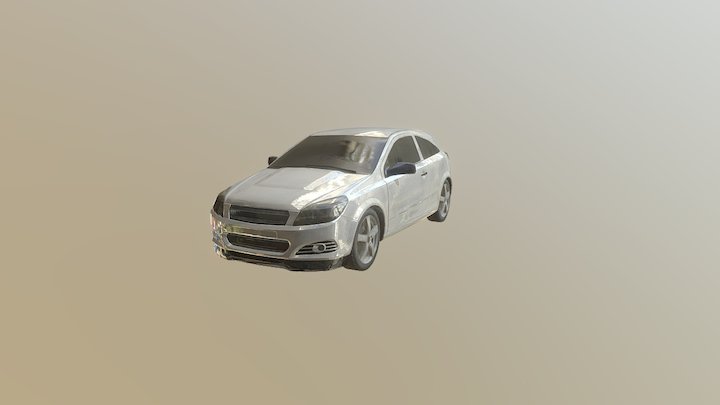 Sedan Car UE4 Ready 3D Model