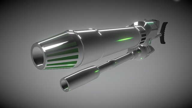 MIB Gun 3D Model