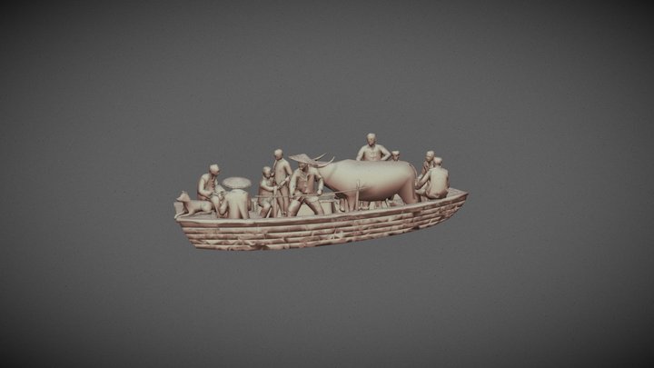 渡船 3D Model