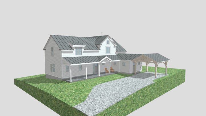 Windsor Farmhouse March 13 3D Model