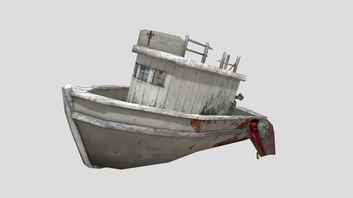DAE 5 Finished props - By the ocean :｡･:*:･ﾟ 3D Model