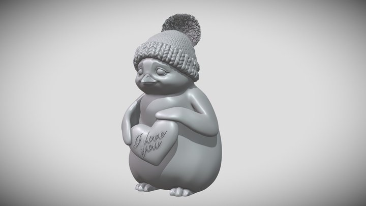 Lovely Penguin 3D Model